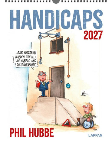 Handicaps 2027: Monatskalender für die Wand
