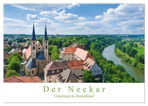 Der Neckar - Unterwegs in Deutschland (Wandkalender 2027 DIN A2 quer), CALVENDO Monatskalender