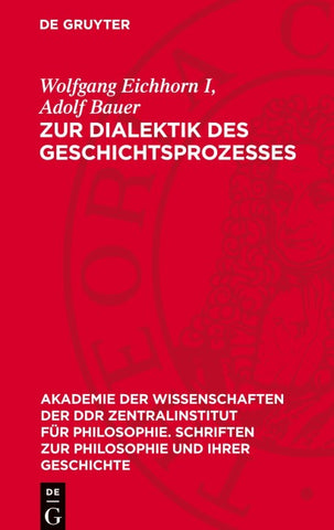 Zur Dialektik des Geschichtsprozesses