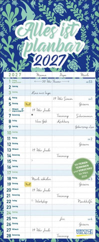 Familientimer Alles ist planbar 2027