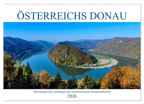 Österreichs Donau (Wandkalender 2026 DIN A2 quer), CALVENDO Monatskalender