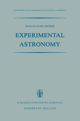 Experimental Astronomy