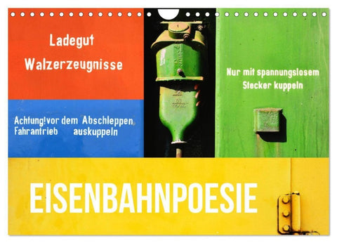EISENBAHNPOESIE (Wandkalender 2027 DIN A4 quer), CALVENDO Monatskalender