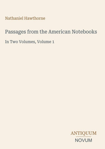 Passages from the American Notebooks