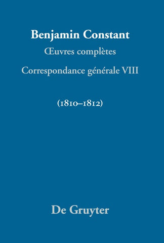 Correspondance générale 1810–1812