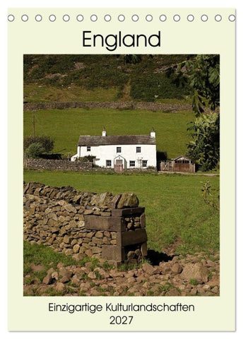 England - Einzigartige Kulturlandschaften (Tischkalender 2027 DIN A5 hoch), CALVENDO Monatskalender