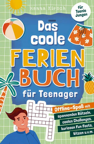 Das coole Ferienbuch für Teenager-Jungen