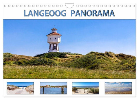 LANGEOOG PANORAMA (Wandkalender 2027 DIN A4 quer), CALVENDO Monatskalender