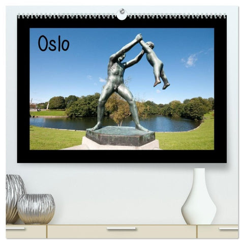 Oslo (hochwertiger Premium Wandkalender 2026 DIN A2 quer), Kunstdruck in Hochglanz