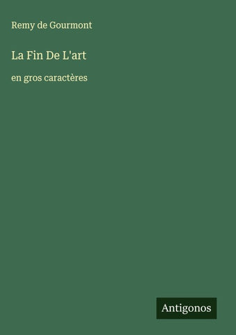 La Fin De L'art