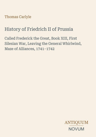 History of Friedrich II of Prussia