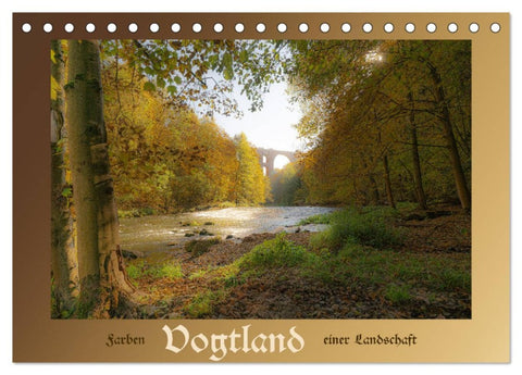 Vogtland - Farben einer Landschaft (Tischkalender 2026 DIN A5 quer), CALVENDO Monatskalender