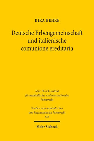 Deutsche Erbengemeinschaft und italienische comunione ereditaria