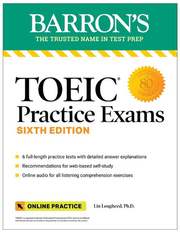 TOEIC Practice Exams: 6 Practice Tests + Online Audio