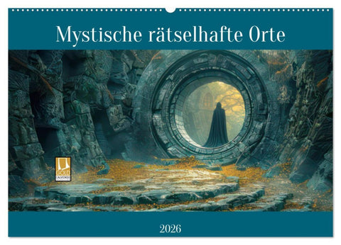 Mystische rätselhafte Orte (Wandkalender 2026 DIN A2 quer), CALVENDO Monatskalender