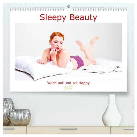 Sleepy Beauty (hochwertiger Premium Wandkalender 2027 DIN A2 quer), Kunstdruck in Hochglanz