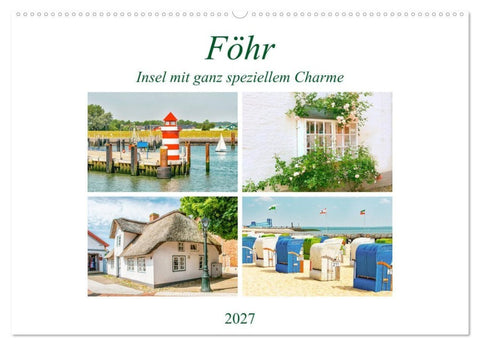 Föhr - Insel mit ganz speziellem Charme (Wandkalender 2027 DIN A2 quer), CALVENDO Monatskalender