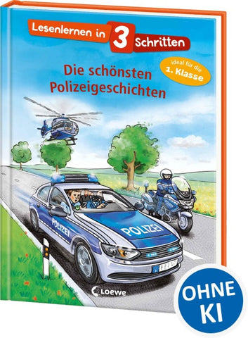 Lesenlernen in 3 Schritten - Die schönsten Polizeigeschichten