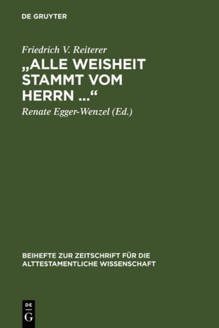 „Alle Weisheit stammt vom Herrn …“