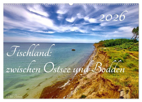 Fischland: zwischen Ostsee und Bodden (Wandkalender 2026 DIN A2 quer), CALVENDO Monatskalender