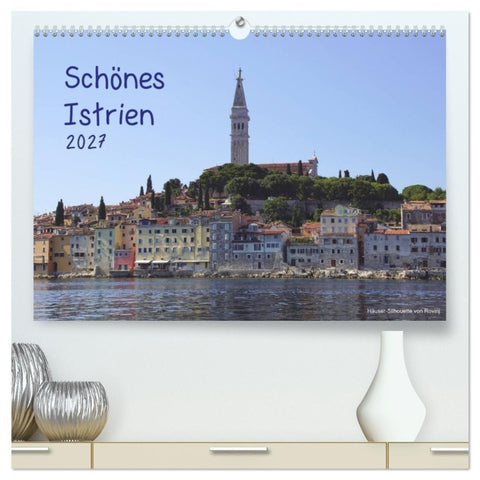 Schönes Istrien 2027 (hochwertiger Premium Wandkalender 2027 DIN A2 quer), Kunstdruck in Hochglanz