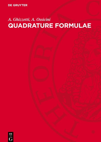 Quadrature Formulae