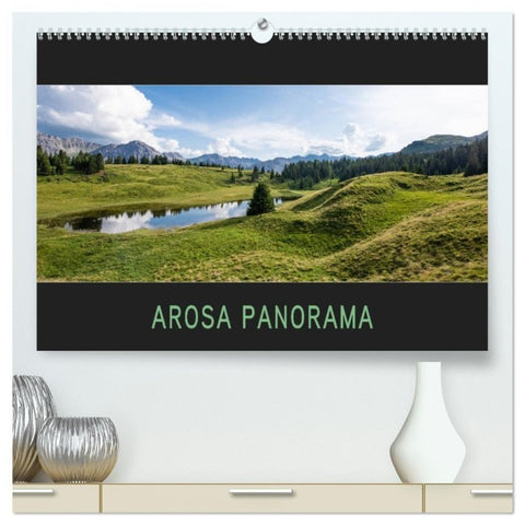 Arosa Panorama (hochwertiger Premium Wandkalender 2027 DIN A2 quer), Kunstdruck in Hochglanz