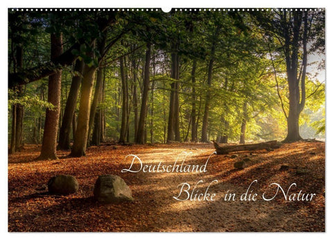 Deutschland Blicke in die Natur (Wandkalender 2027 DIN A2 quer), CALVENDO Monatskalender