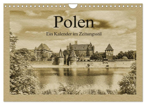 Polen - Ein Kalender im Zeitungsstil (Wandkalender 2026 DIN A4 quer), CALVENDO Monatskalender