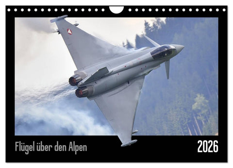 Flügel über den Alpen (Wandkalender 2026 DIN A4 quer), CALVENDO Monatskalender