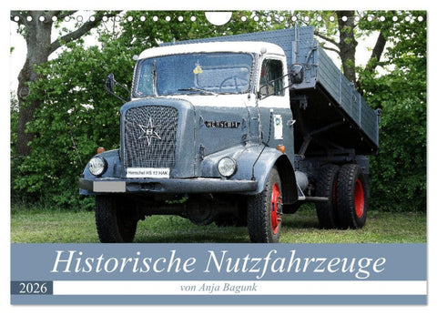 Historische Nutzfahrzeuge (Wandkalender 2026 DIN A4 quer), CALVENDO Monatskalender