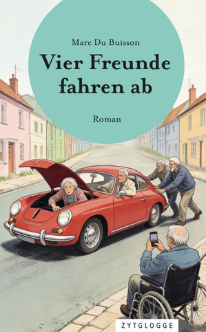 Vier Freunde fahren ab