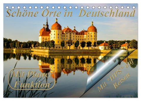 Schöne Orte in Deutschland (Tischkalender 2027 DIN A5 quer), CALVENDO Monatskalender