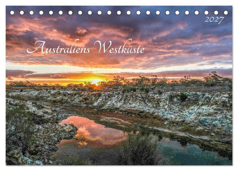 Australiens Westküste (Tischkalender 2027 DIN A5 quer), CALVENDO Monatskalender