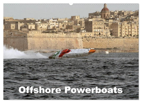 Offshore Powerboats (Wandkalender 2027 DIN A2 quer), CALVENDO Monatskalender