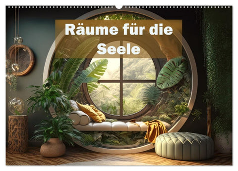 Räume für die Seele (Wandkalender 2026 DIN A2 quer), CALVENDO Monatskalender