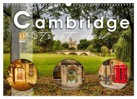 Cambridge street view (Wandkalender 2027 DIN A3 quer), CALVENDO Monatskalender