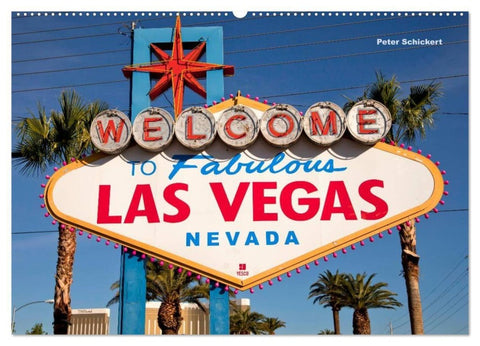 Las Vegas (Wandkalender 2027 DIN A2 quer), CALVENDO Monatskalender