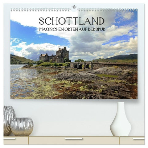 Schottland - magischen Orten auf der Spur (hochwertiger Premium Wandkalender 2027 DIN A2 quer), Kunstdruck in Hochglanz