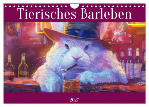 Tierisches Barleben (Wandkalender 2027 DIN A4 quer), CALVENDO Monatskalender