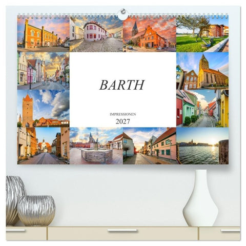 Barth Impressionen (hochwertiger Premium Wandkalender 2027 DIN A2 quer), Kunstdruck in Hochglanz