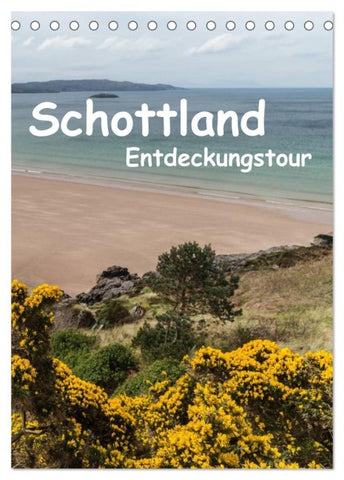 Schottland Entdeckungstour (Tischkalender 2026 DIN A5 hoch), CALVENDO Monatskalender