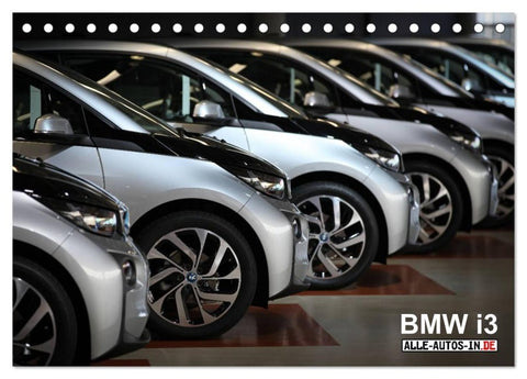 BMW i3 (Tischkalender 2026 DIN A5 quer), CALVENDO Monatskalender