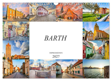Barth Impressionen (Wandkalender 2027 DIN A3 quer), CALVENDO Monatskalender