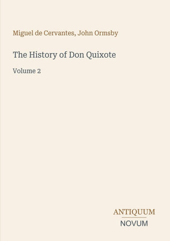 The History of Don Quixote