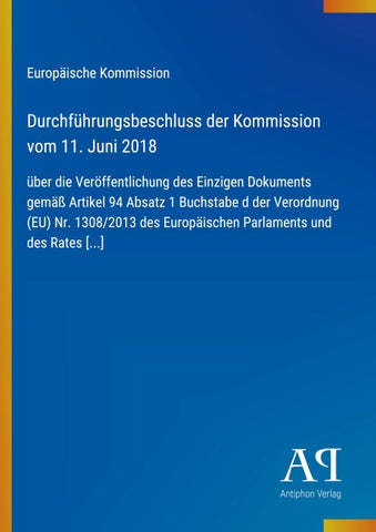 Durchführungsbeschluss der Kommission vom 11. Juni 2018