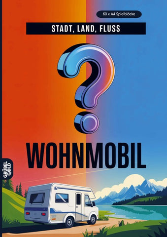 Stadt, Land, Fluss, Wohnmobil