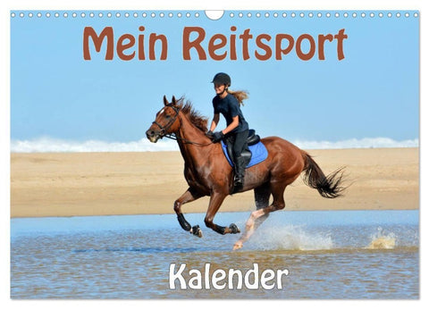 Mein Reitsport Kalender (Wandkalender 2027 DIN A3 quer), CALVENDO Monatskalender