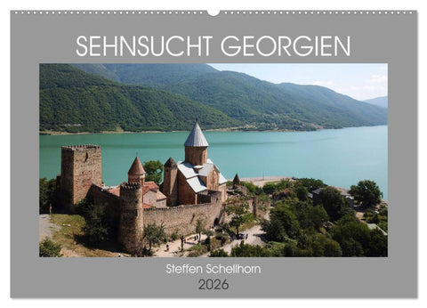 Sehnsucht Georgien (Wandkalender 2026 DIN A2 quer), CALVENDO Monatskalender