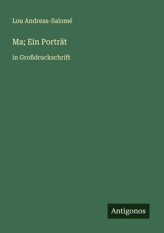 Ma; Ein Porträt